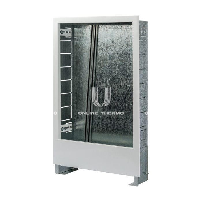 Коллекторный распределительный шкаф встроенный Stout SCC-0002-000013 ШРВ-0, на 1-3 коллекторных выхода, 670х125х404 мм 