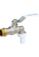 Кран шаровый Aquasfera Standard 1119-01, НР-штуцер 1/2", ручка-рычаг 