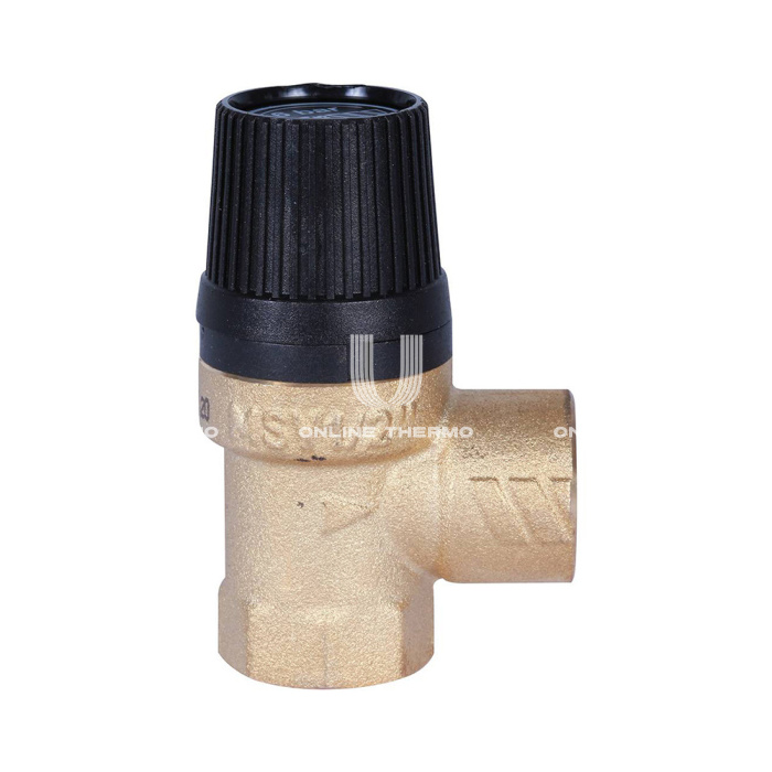 Клапан предохранительный Stout 60х1/2", черная крышка 