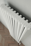 Стальной трубчатый радиатор Irsap Tesi 2 RR218000801A430N01 21800/08 T30 3/4", боковой, белый, с креплением 