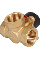 Трехходовой поворотный клапан Rommer RVM-0003-010025 ВР 1", Kvs 10 