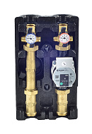 Насосная группа Giacomini R586RY101, прямая, с насосом Wilo Yonos Para 25-6 
