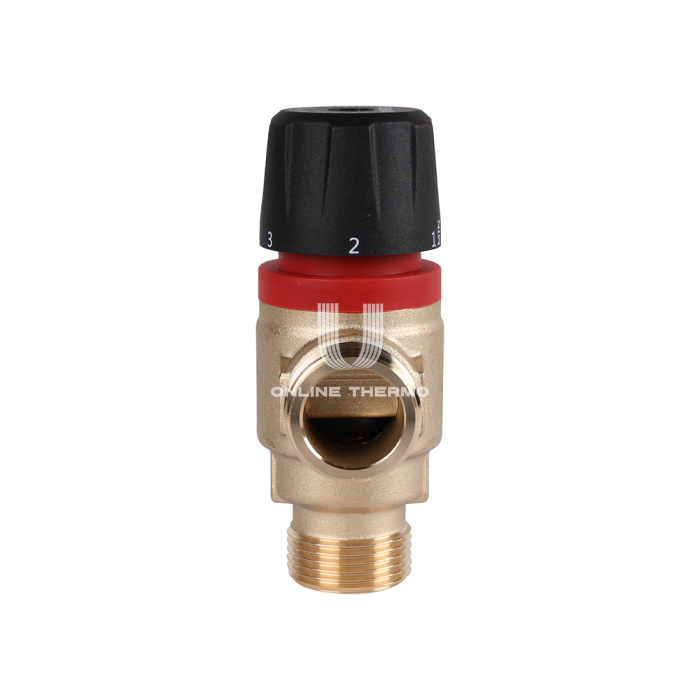 Термостатический смесительный клапан Rommer RVM-0122-166020 НР 3/4", Kvs 1.6, PN5, 35-60°C 