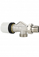 Термостатический клапан (терморегулятор) Varmega VM10802, 1/2" x 3/4"EK НР, осевой, без преднастройки 
