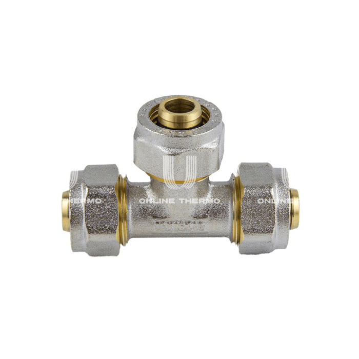 Тройник равносторонний Aquasfera 7011-04, 32 мм, компрессионный 