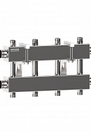 Модульный распределительный коллектор Gidruss (Гидрусс) MKSS-150-4DUx25, до 150 кВт, нержавеющая сталь 