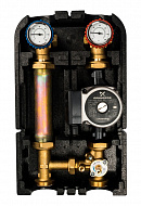 Насосная группа Stout SDG-0007-002502 DN 25 (1") с приводным смесителем и насосом Grundfos UPSO 25-65, подача справа 