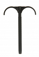 Двойной крюк с дюбелем Varmega VM36202 для двух труб 