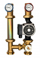 Насосная группа Stout SDG-0007-003202 DN 32 1''1/4' с приводным смесителем и насосом Grundfos UPSO 25-65, подача справа 