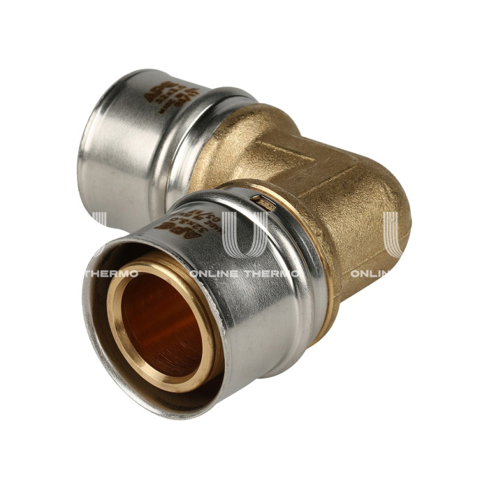 Угольник (угол) 90° Stout SFP-0009-003232, 32 мм, пресс-фитинг 