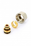 Резьбозажимное соединение Uni-fitt 408N1634, 3/4"ЕК для металлопластиковых труб 16х2.0 мм 