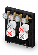 Насосно-смесительный модуль Meibes Kombimix 2MK M26101EAOSRU, 2 смесительных контура без приводов, без насосов, подача справа 