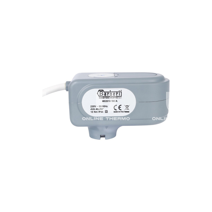 Сервопривод Stout SVM-0071-230004 для 2-ходовых шаровых зональных клапанов, 230 В, 90°, 40 сек, 1 м, 4 полюса 