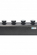 Модульный распределительный коллектор Stout SDG-0016-004002 DN25, до 70 кВт, конструкционная сталь, с термоизоляцией 