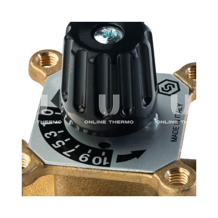 Трехходовой поворотный клапан Stout SVM-0003-011502 DN15, ВР 1/2", Kvs 2,5 
