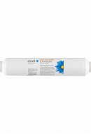 Картридж постфильтра Atoll ATECRT001 CK-2586C, порошковый активированный уголь, ХВС, 10", сорбционная очистка, In-line, с быстросъемными соединениями 