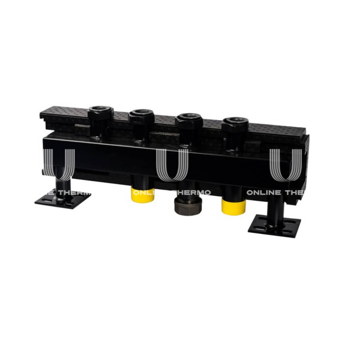 Модульный распределительный коллектор Stout SDG-0016-005002 DN32, до 150 кВт, конструкционная сталь, с термоизоляцией 