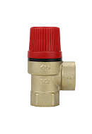 Клапан предохранительный (сбросной) Varmega VM16607 1/2" ВР, 6 бар, мембранный, латунь 