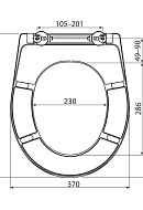 Сиденье для унитаза Alcaplast Duroplast A602 
