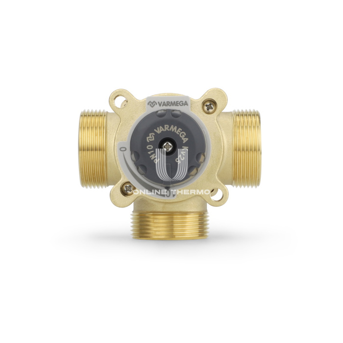 Трехходовой поворотный клапан Varmega VMMV02-0808250, НР 1 1/2" 
