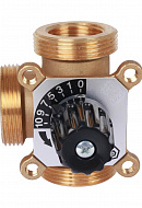 Трехходовой поворотный клапан Stout SVM-0013-012501 ВР-НР 1"-1"1/2", Kvs 8 