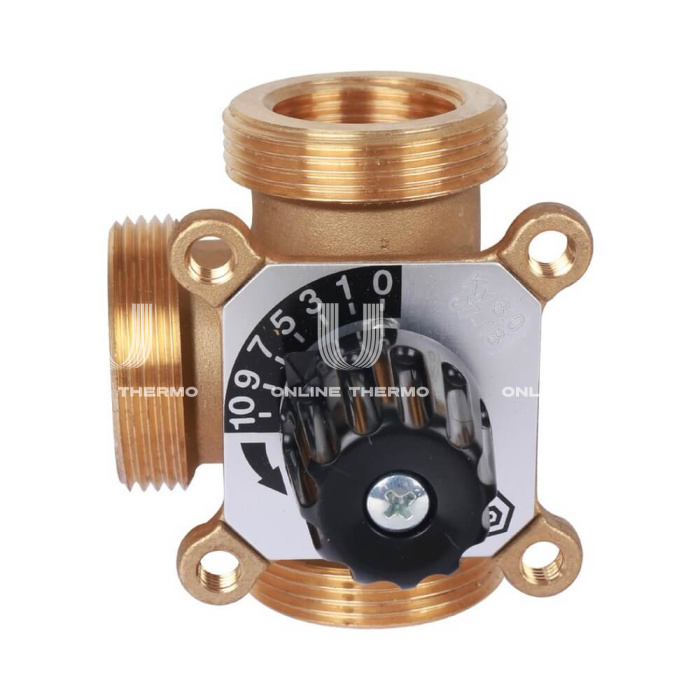 Трехходовой поворотный клапан Stout SVM-0013-012501 ВР-НР 1"-1"1/2", Kvs 8 