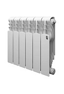 Биметаллический радиатор Royal Thermo Revolution B 350, белый - 6 секций, боковое подключение 