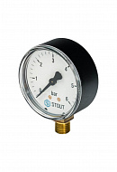 Манометр радиальный Stout SIM-0010-500608, диаметр 50 мм, 6 бар, 1/4" 