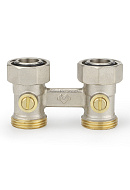 Узел нижнего подключения Varmega VM14111 3/4"EKх3/4"EK НР-ВР, прямой, для двухтрубных систем 