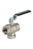 Кран шаровой Stout с фильтром 3/4" 