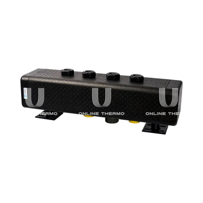 Модульный распределительный коллектор Stout SDG-0016-005002 DN32, до 150 кВт, конструкционная сталь, с термоизоляцией 