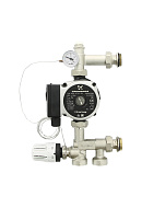 Насосно-смесительный узел Uni-Fitt Solomix Mini 474G1100, с наружной резьбой 1", с насосом GRUNDFOS UPSO 15-55 130 