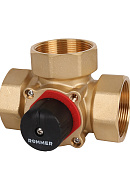 Трехходовой поворотный клапан Rommer RVM-0003-040050 ВР 2", Kvs 40 