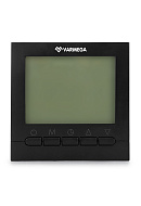 Комнатный термостат (терморегулятор) Varmega VM19222, 5-60 °С, 230 В, проводной, черный 