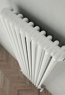 Стальной трубчатый радиатор Irsap Tesi 2 RR218000601A430N01 21800/06 T30 3/4", боковой, белый, с креплением 