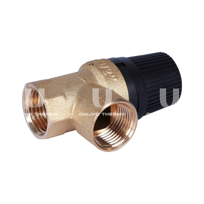 Клапан предохранительный Stout 60х1/2", черная крышка 