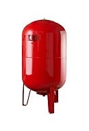 Расширительный мембранный бак Waterstry CW-LV, 1000 л, красный, вертикальный, напольный на ножках, с манометром 