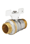 Кран шаровый Aquasfera Standard 1105-02, НР 3/4", полнопроходной, ручка-бабочка 