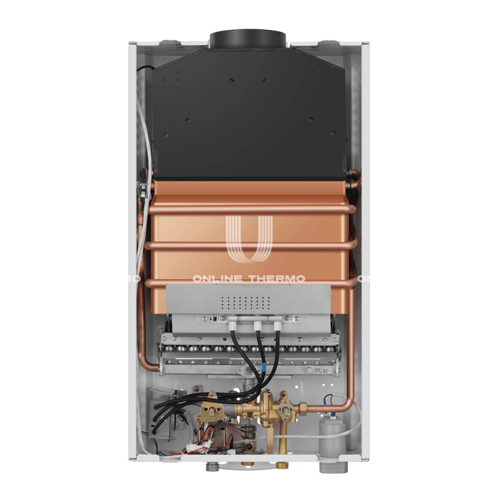 Проточный газовый водонагреватель (газовая колонка) Haier JSD 24-12 C, TD0043767RU, открытая камера, электророзжиг 