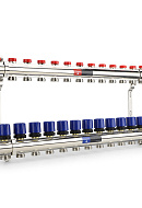 Коллекторная группа для отопления Varmega VM15813 ВР 1", на 13 контуров 3/4" EK, латунь 