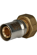 Муфта переходная (переходник) с накидной гайкой Stout SFP-0016-003420 3/4"х20, пресс-фитинг 