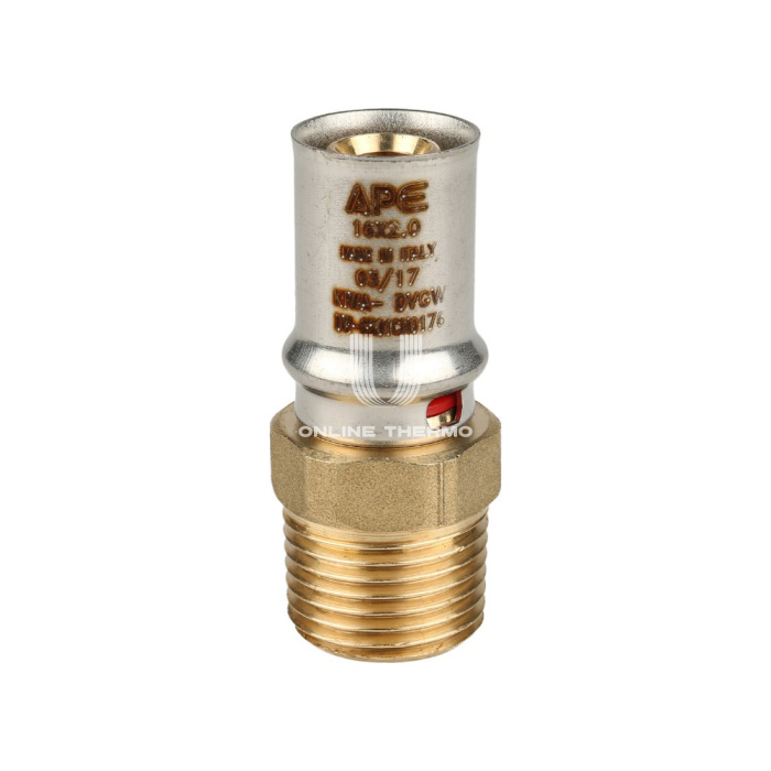 Муфта с наружной резьбой Stout SFP-0001-001216 1/2"х16, пресс-фитинг 