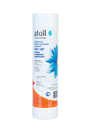 Картридж фильтра Atoll ATECRT018 МП-1ВГ, вспененный полипропилен, ГВС и ХВС, 10", механическая очистка 1 мкм, 10SL 