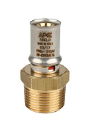 Муфта с наружной резьбой Stout SFP-0001-003416 3/4"х16, пресс-фитинг 
