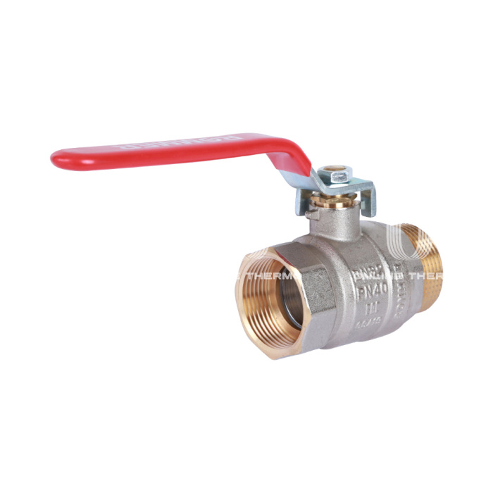 Кран шаровый Rommer RBV-0002-0210332, 1 1/4" ВР-НР, стандартный, ручка-рычаг 