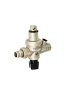Автоматический подпиточный клапан Uni-fitt 290B2000 ВР-НР 1/2", поршневой, с манометром, никелированный 