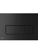 Кнопка смыва AlcaPlast THIN M578, черная матовая 