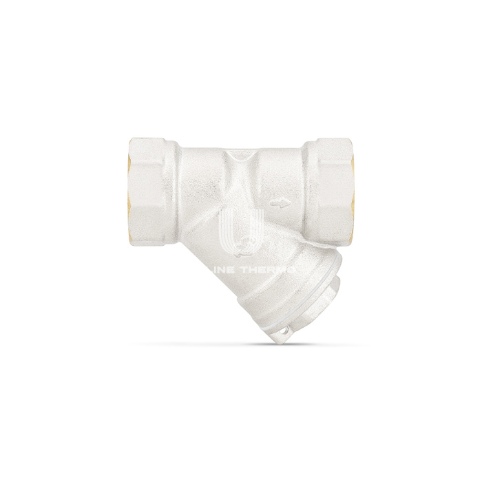 Косой фильтр механической (грубой) очистки Varmega VMFF01-N00606, 1", ВР-ВР, никелированный 