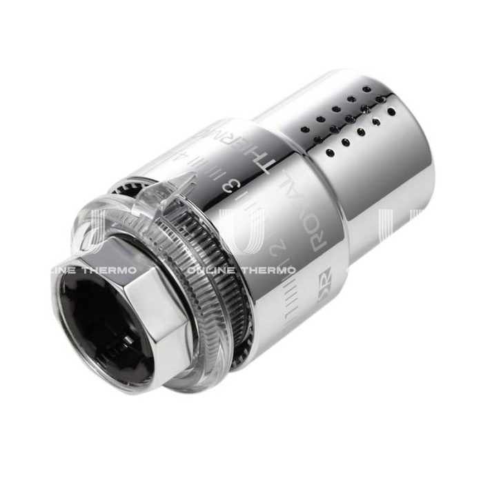 Термостатическая головка (термостат) Royal Thermo Design RTO 07.0010, жидкостная, М30х1.5, хром 