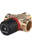 Термостатический смесительный клапан Rommer RVM-0232-256025 НР 1", Kvs 2.5, PN5, 35-60°C 